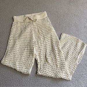 Aerie Cream Knit Kids Shorts